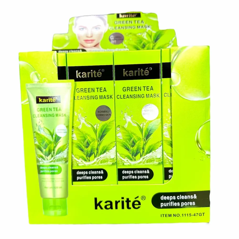 Mascarilla limpiadora facial de Te verde karite