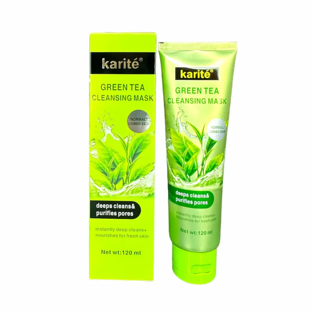 Mascarilla limpiadora facial de Te verde karite.1